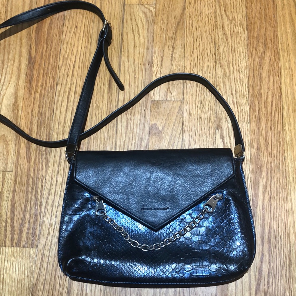 David Jones Paris Reptile Iridescent Bag